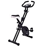 Goplus Magnetic Resistance Upright Bike Flywheel Bike Cardio Fitness Bicycle Equipment (Black)