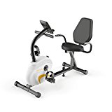 SereneLife Exercise Bike – Recumbent Stationary Bicycle Pedal Cycling Trainer Fitness Machine Equipment w/ Built-in Digital Console for Workout, Weight Loss, Fitness & Health at Home & Office(SLXB3)