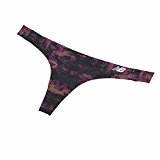 New Balance Womens Laser Thong Panty Striped Velocity Print, Large/14