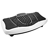 Fitness Whole Body Vibration Machine Platform with USB Speaker(US Stock) (White)