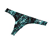 New Balance Womens Laser Thong Panty Thermal Wrapping Print, Medium/10-12