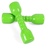 BleuMoo Children’s Dumbbell Gym Fitness Equipment Plastic Toys With Sound Environmental Swing Weights (2#)