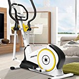 Fit Elliptical Machine Trainer – JOROTO ME20 Exercise Bike Cardio Fitness Home Gym with Heart Rate Monitor