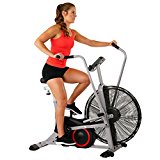Sunny Health & Fitness SF-B2706 Exercise Fan Bike Bluetooth with Custom Workout Tornado Air Bike