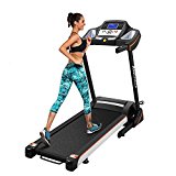 3.0HP Folding Electric Treadmill Running Machine With Heart Rate Sensor Z668 (BLACK)