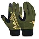 Vbiger Winter Gloves Touch Screen Gloves Outdoor Cycling Gloves For Men And Women (Army Green, L)