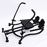 New MTN-G Rowing Machine Rower Glider Workout Gym Home Play Exercise Equipment-Black