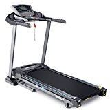 Marcy Folding Motorized Treadmill / Electric Running Machine with Auto Incline JX-663W