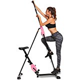 Christmas Gifts New Year Gifts Vertical Climber Gym Exercise Machine Stepper Workout Training Climbing Exercise Bike 220 lbs for home 2 in 1