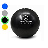 Mini Exercise Ball – 9 Inch Small Bender Ball for Stability, Barre, Pilates, Yoga, Core Training and Physical Therapy (Black)
