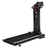 Goplus 1.5HP Electric Folding Treadmill Portable Motorized Running Machine Home Gym Cardio Fitness w/ App (Black)