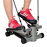 Aerobic Step Fitness Air Stair Climber Stepper Exercise Machine Equipment Silver