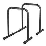 Yaheetech Parallette Dip Station Bars Weight Parallettes Crossfit Fitness Station Stabilizer Dip Stands Home Gyms Workout Equipment