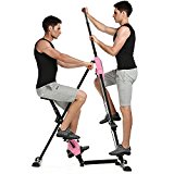 Keland 2 In 1 Multi-Function Vertical Climber Exercise Climbing Machine,Leg Pedal Exerciser Fitness Exercise Equipment Peddler Machine Exercise Bike For Office Home Indoor(US Stock)