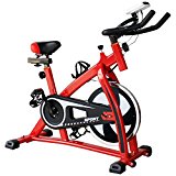 Homgrace Cycling Spinning Mini Exercise Bike Equipment Bicycle Indoor Bike Trainer Exercise Bicycle Indoor Bike Cycling Health Workout (Red)