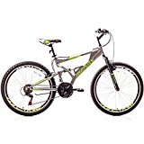 Merax Falcon Full Suspension Mountain Bike Aluminum Frame 21-Speed 26″ Bicycle