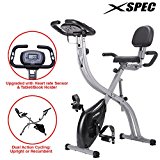 NEW Xspec Upgraded Dual Recumbent Upright Indoor Cycling Foldable Exercise Bike