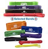 Pull up Assist Bands – Heavy Duty Resistance Bands, Mobility Bands for Cross Training, Exercise Resistance for Gymnastics and Powerlifting Ideal Assist Bands(Bundle #1 Red #2 Black #3 Purple #4 Green)