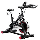 Exercise Bike Indoor Cycle Trainer – JOROTO (2017 New Design) Workout Cycling Bicycle Execcise Stationary Bike Machine for Home Cycle Spin Bikes (Middle)