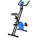 Goplus Magnetic Resistance Upright Bike Flywheel Bike Bicycle Cardio Fitness Equipment W/ Phone Holder (Blue)
