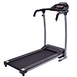 Gymax Folding Fitness Exercise Treadmill Electric Motorized Power Fitness Running Machine 800W W/ IPAD Mobile Phone Holder (Black)