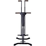 Folding Vertical Climber Stepper Climbing Cardio Exercise Adjustable Height