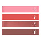 Resistance Bands Stretch Mini Band for Arm Exercise, Pink 11.8 x 2 Inch Set of 4 by Your Choice