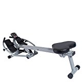 Total Motion Rowing Machine Rower with Full Arm Extensions, 350 lb Weight Capacity by EFITMENT – RW032