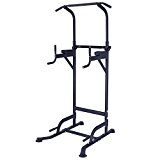 KiNGKANG Power Tower Adjustable Height Multi-Function Home Strength Training Fitness Workout Station, T055