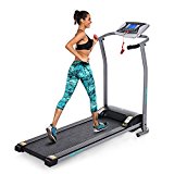 Folding Electric Treadmill A58 / Indoor Cycling Bike N9 (.Sliver,)