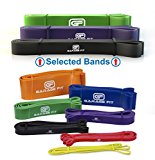 Pull Up Band Set – Resistance Bands, Pull Up Assist Bands, Assisted Pull up Bands (Bundle #2 Black & #3 Purple & #4 Green)