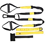 GRASEP Home Gym Bodyweight Resistance Straps Workouts for Home Fitness Bands Kit with Door Anchor Exercise Fitness Equipment to Lose Weight Gym, Home, Travel, Burn Fat, Get Lean