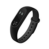 Fitness Tracker, Xiaomi Mi Band 2 Bluetooth 4.2 Smart Wireless Heart Rate Monitor IP67 Water-Resistant Wristband Watch With OLED Display Wearable Pedometer Activity Tracker for iPhone, Android phones