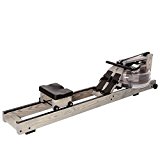 WaterRower Rowing Machine Driftwood with Patented Water Flywheel, S4 Monitor, and Adjustable Resistance Levels