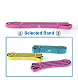 Garage Fit Pull Up Assist Band, Stretch Resistance Mobility Band – Powerlifting Bands – Extra Durable, Top Rated Pull-Up Assist Bands for Cross Training Exercise (#1 Pink/Gray (XS) 15-25 lbs. 1/2″)