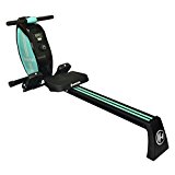 Harvil Magnetic Rowing Machine Rower with 8-Level Tension Resistance System, LCD Monitor and Transport Wheels