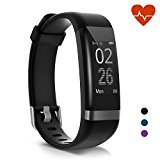 Fitness Tracker, MoreFit Slim Touch Screen Activity Health Tracker Wearable Pedometer Smart Wristband (Dare HR)