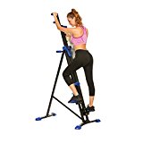 2 In 1 Vertical Climber W/LCD Screen, 350lb Step Climbing Machine Stepper Exercise Fitness Folding Stair Cardio Equipment for Home Gym (US STOCK)