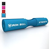 Advanced Squat Pad – Barbell Pad for Squats, Lunges & Hip Thrusts – Neck & Shoulder Protective Pad Support (Blue)