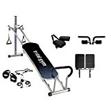 Total Gym Fitness Fusion Full Body Workout Home Fitness Exercise Machine, Grey