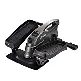 iDeer Under Desk&Stand Up Exercise Bike,Mini Elliptical Stepper Peddler Trainers with Adjustable Resistance and LCD Display, Fitness Exercise Peddler for Home&Office Workout (Metallic Grey 09024)