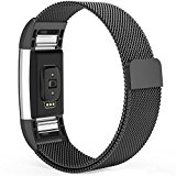 Fitbit Charge 2 Bands Milanese Mesh Loop Wristband Magnetic Closure (Z-PJA)