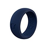 Qalo MQUQ13 Classic Q2X Silicone Ring exercise bands, True Blue, 13