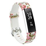 RedTaro Bands for Fitbit Alta and Fitbit Alta HR,Pink Floral,Standard Size for 5.5″-8.1″wrists