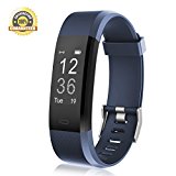 Vigorun Fitness Tracker Heart Rate Monitor Gemeita Sport Smart Wristband IP67 Waterproof Wearable Activity Tracker with Steps&Calorie Burned and Distance Counter Sleep Monitor Pedometer (blue)