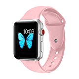 Sport Band For Apple Watch 42mm 38mm (42ML Light-pink)