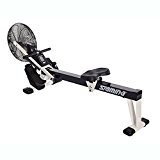 Stamina X Cardio Exercise Foldable Fitness Air Rower Rowing Machine, Black/White