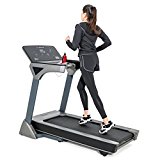 Goplus 3HP Folding Treadmill Electric Incline Running Jogging Fitness Machine with Large LED Touch Screen & Bluetooth Speaker