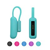 BeneStellar Fitbit Flex 2 Silicone Clip Holder, Silicone Clip Holder Built-in Smart Strong Magnetic Clasp Strap for Fitbit Flex 2,No Tracker (1-Pack Teal)