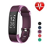 LETSCOM Fitness Tracker HR, Activity Tracker Watch with Heart Rate Monitor, Waterproof Smart Band with Step Counter, Calorie Counter, Pedometer Watch for Kids Women and Men, Android & iOS